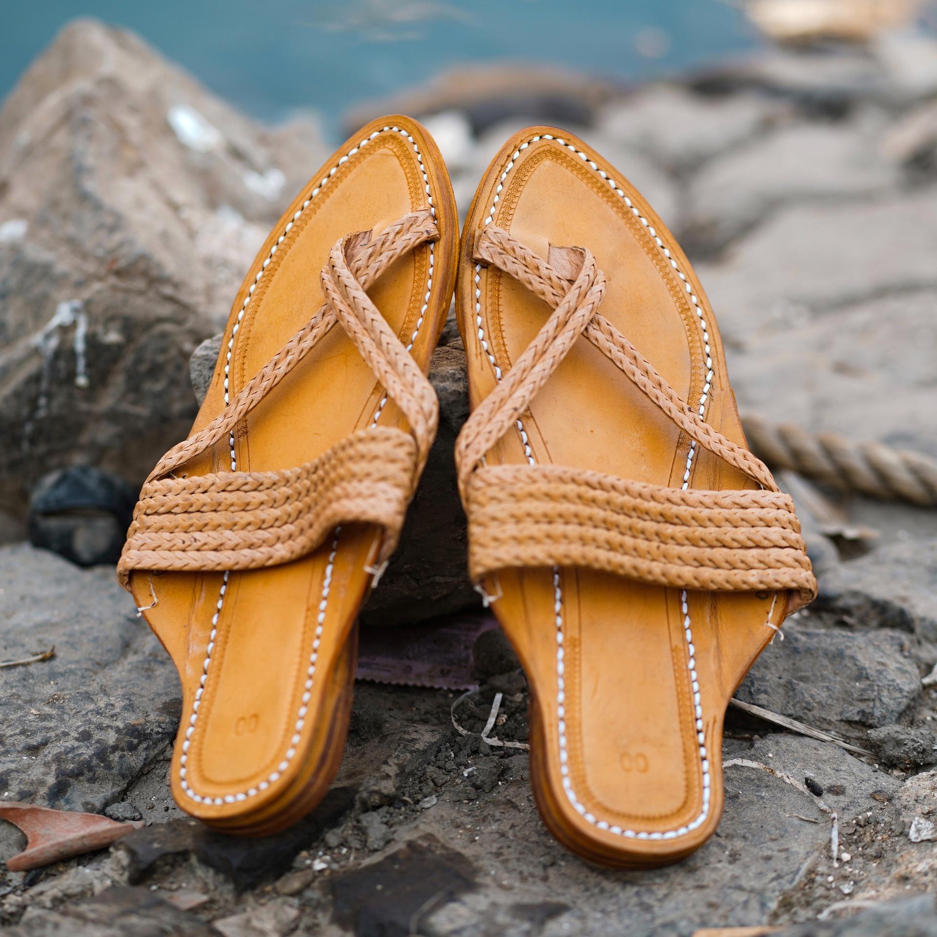 Nots & Cross | Men | Leather Kolhapuri Chappal image 5