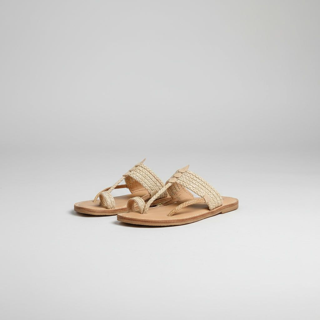 The String Light | Men | Leather Kolhapuri Chappal image 4