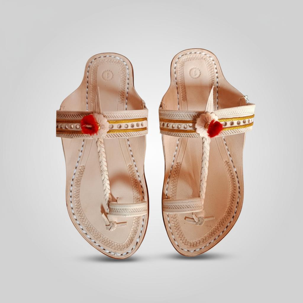 Rajaram | Men | Leather Kolhapuri Chappal image 4