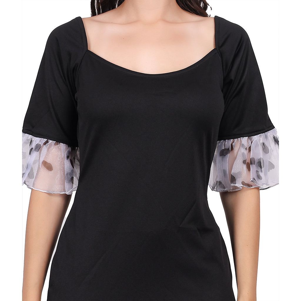 Black Body Con Dress image 2