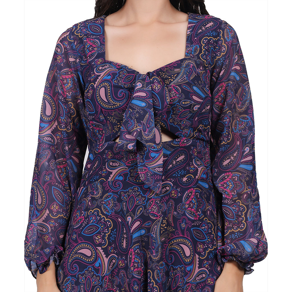 Blue Western Dress image 2