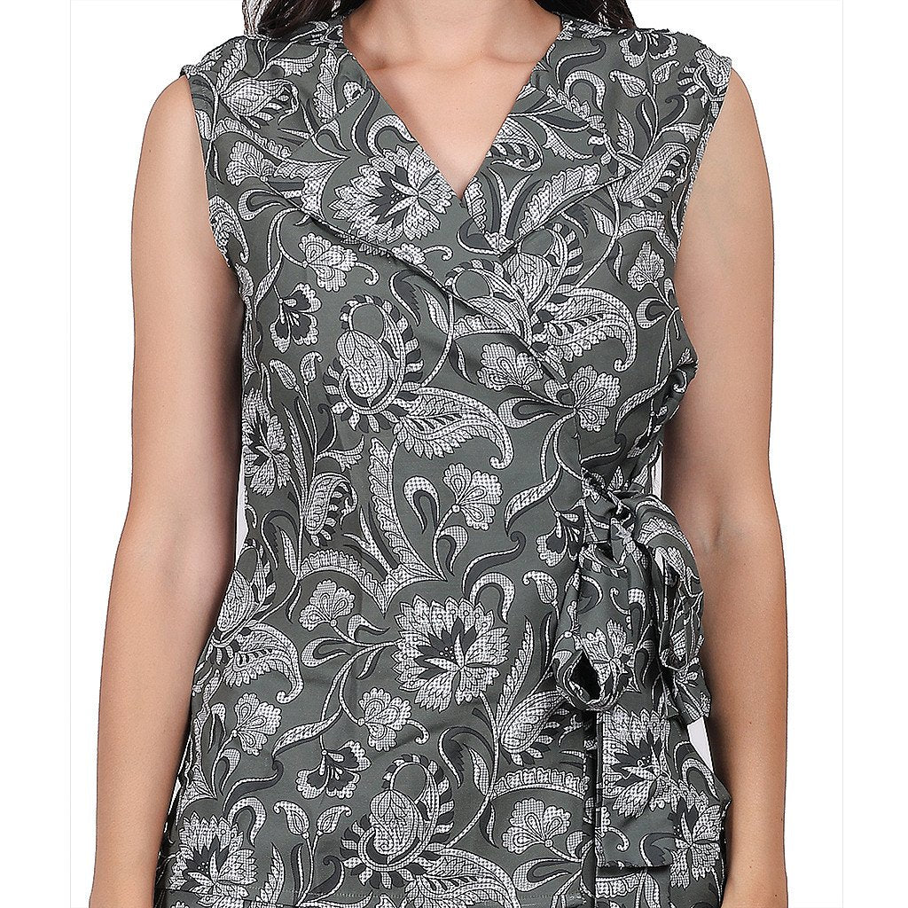 Asymmetric Kalamkari Printed Cordset image 2