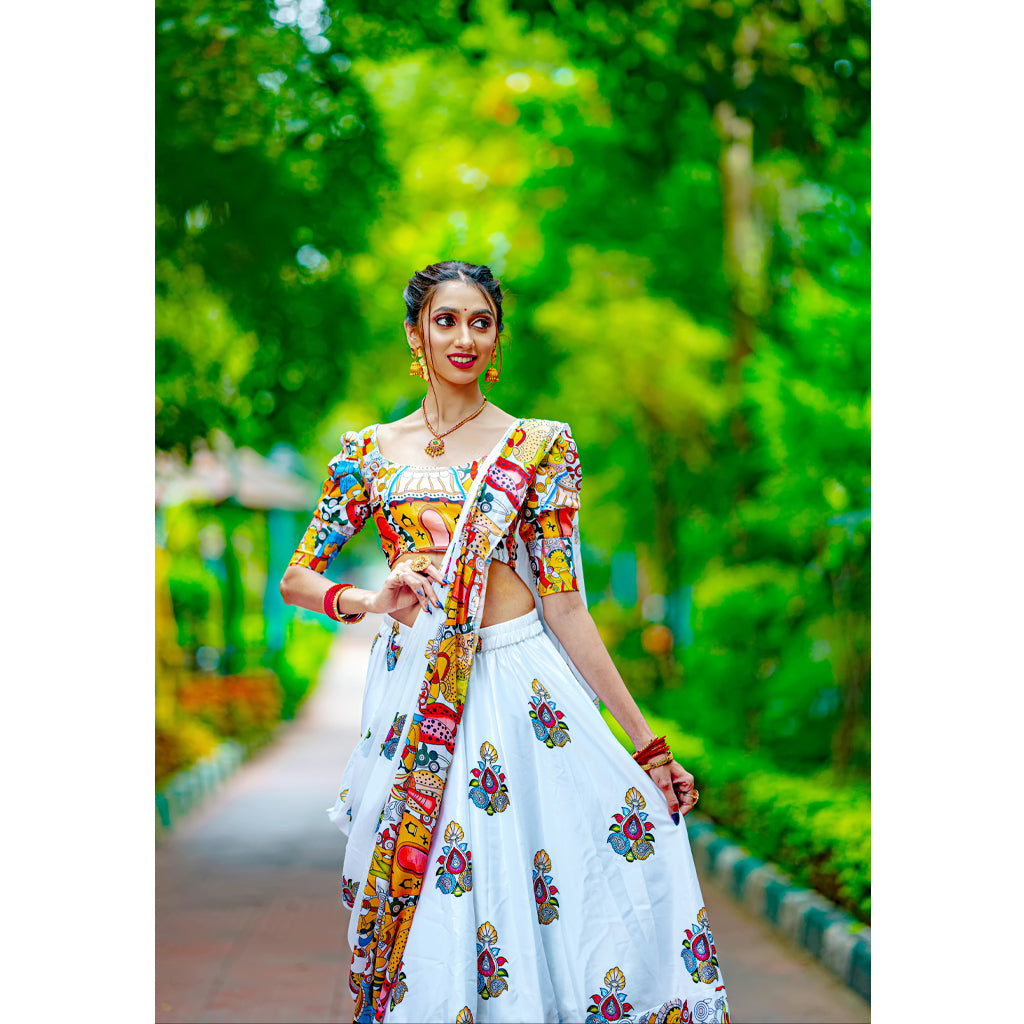 Kalamkari Lehanga Choli