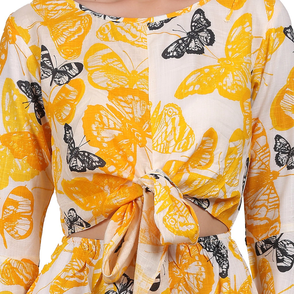 Yellow Knee Dress image 5