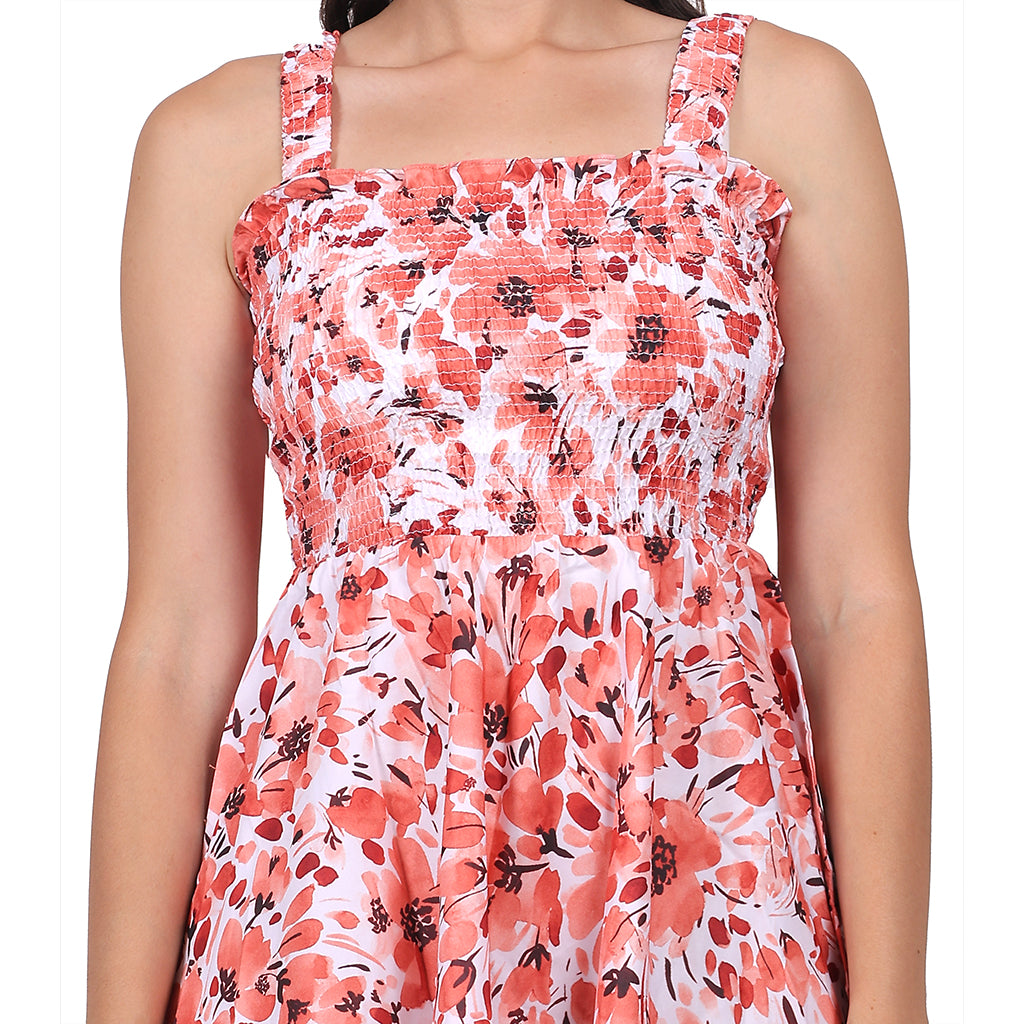 Peach Dress Knee Dress image 5