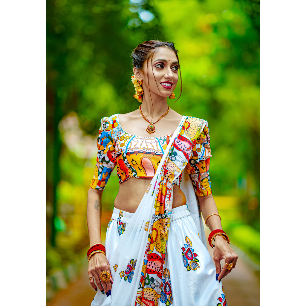 Kalamkari Lehanga Choli image 8