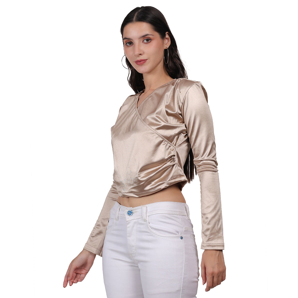 Gold Crop Top image 3