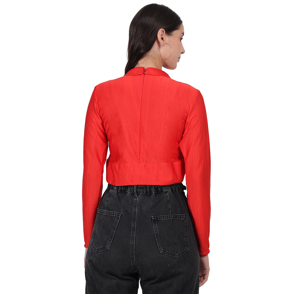 Red Crop Top image 4