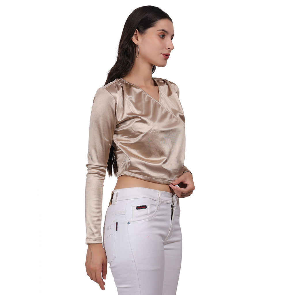 Gold Crop Top image 6