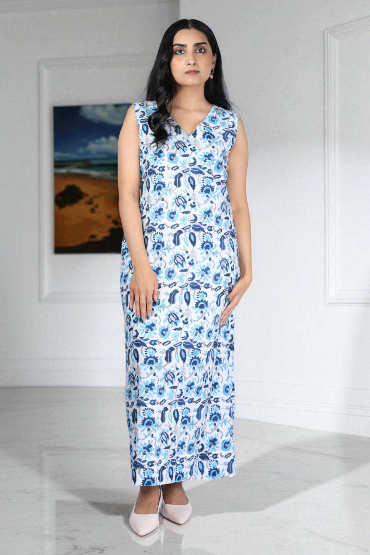 Naksh Handblock Cotton Dress