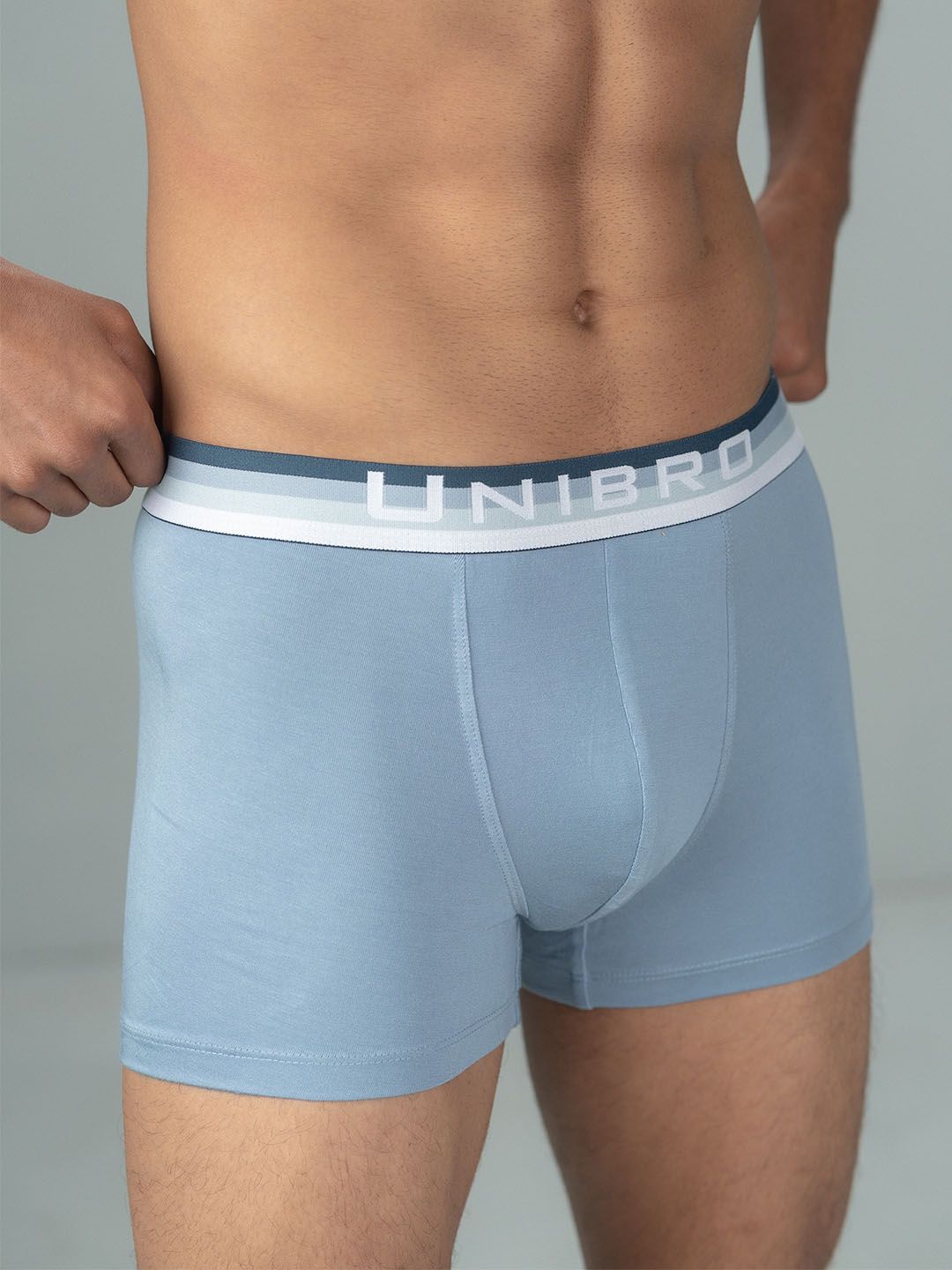 Men Tencel‚ Modal Micro Elastane Stretch Trunk Skyblue image 2