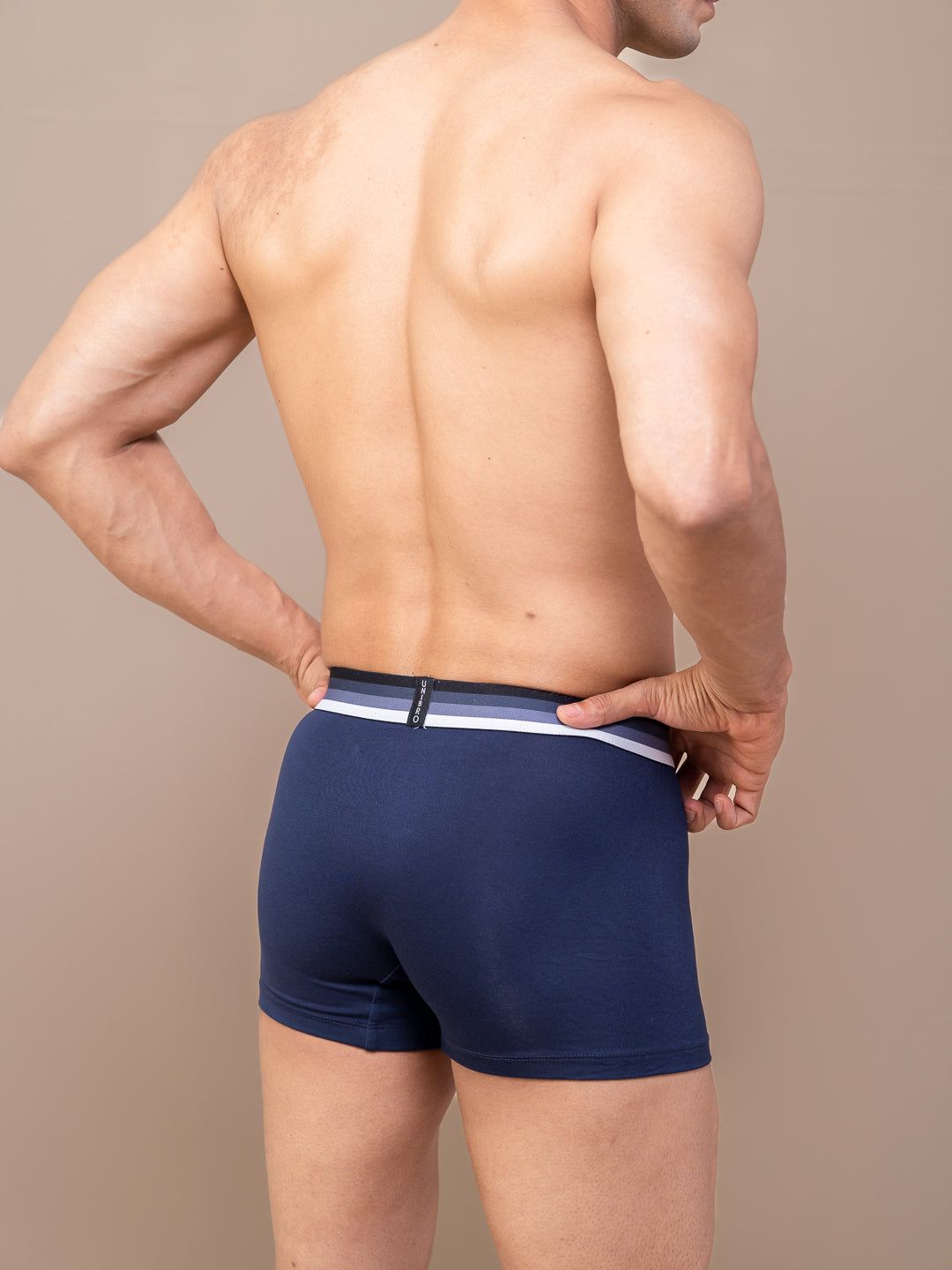 Men Tencel‚ Modal Micro Elastane Stretch Trunk Navy image 3