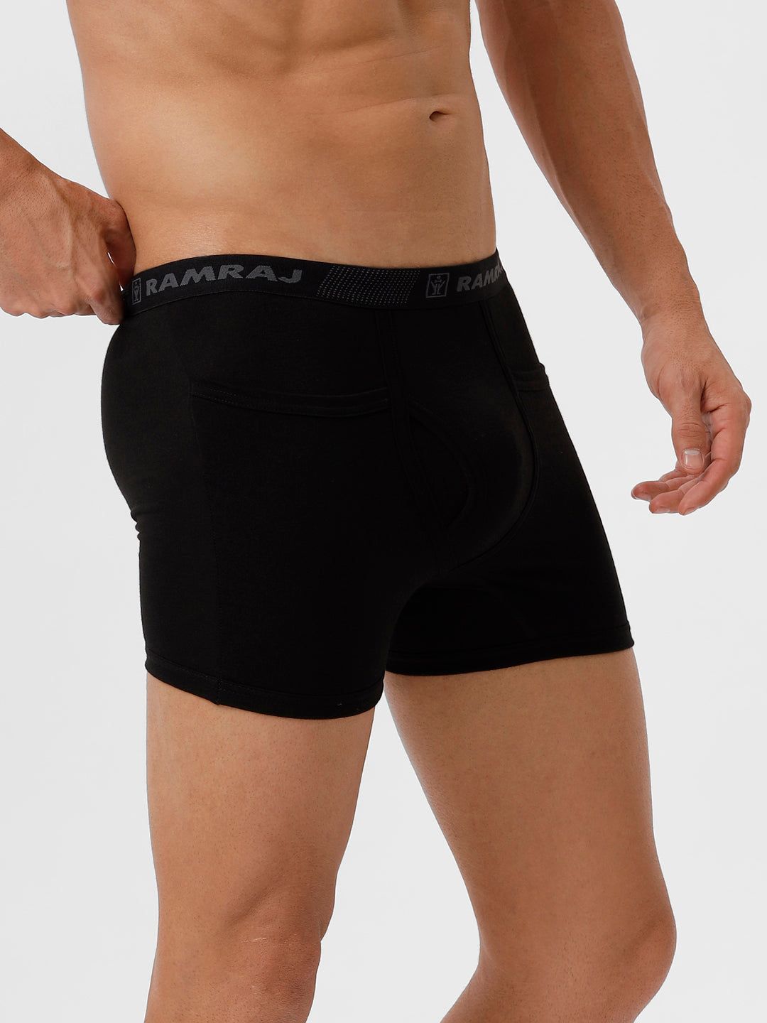 Men Trunks 2 Pcs Combo Cherry And Black Target image 5