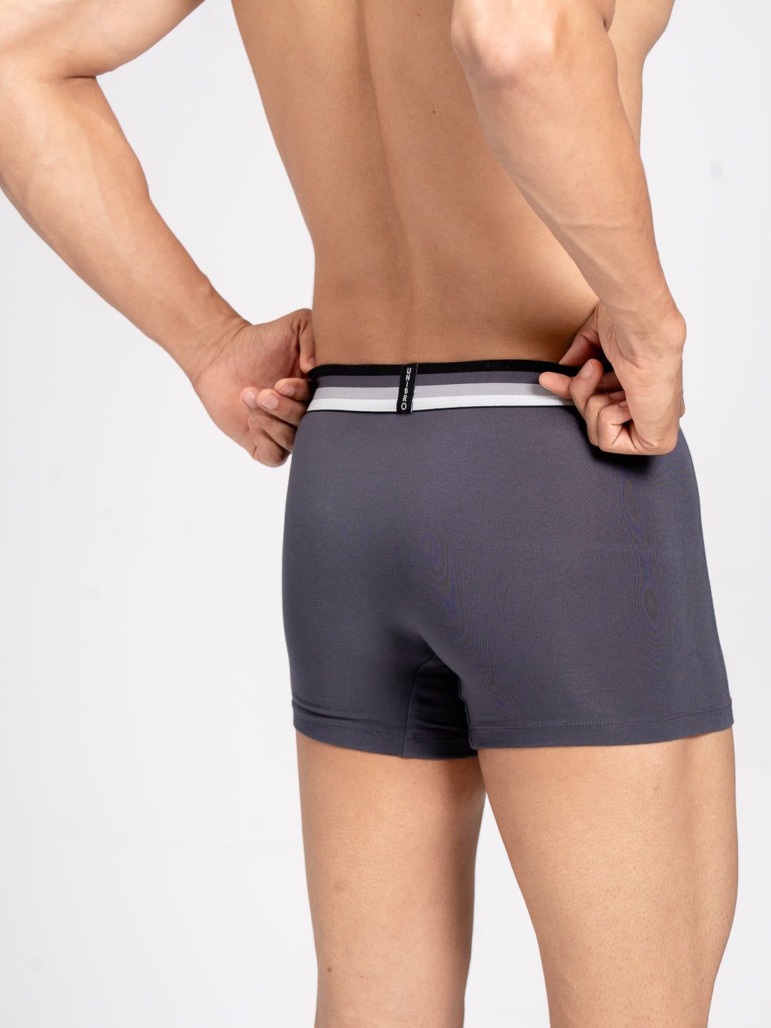 Men Tencel‚modal Micro Elastane Stretch Trunk Graphite Grey image 4