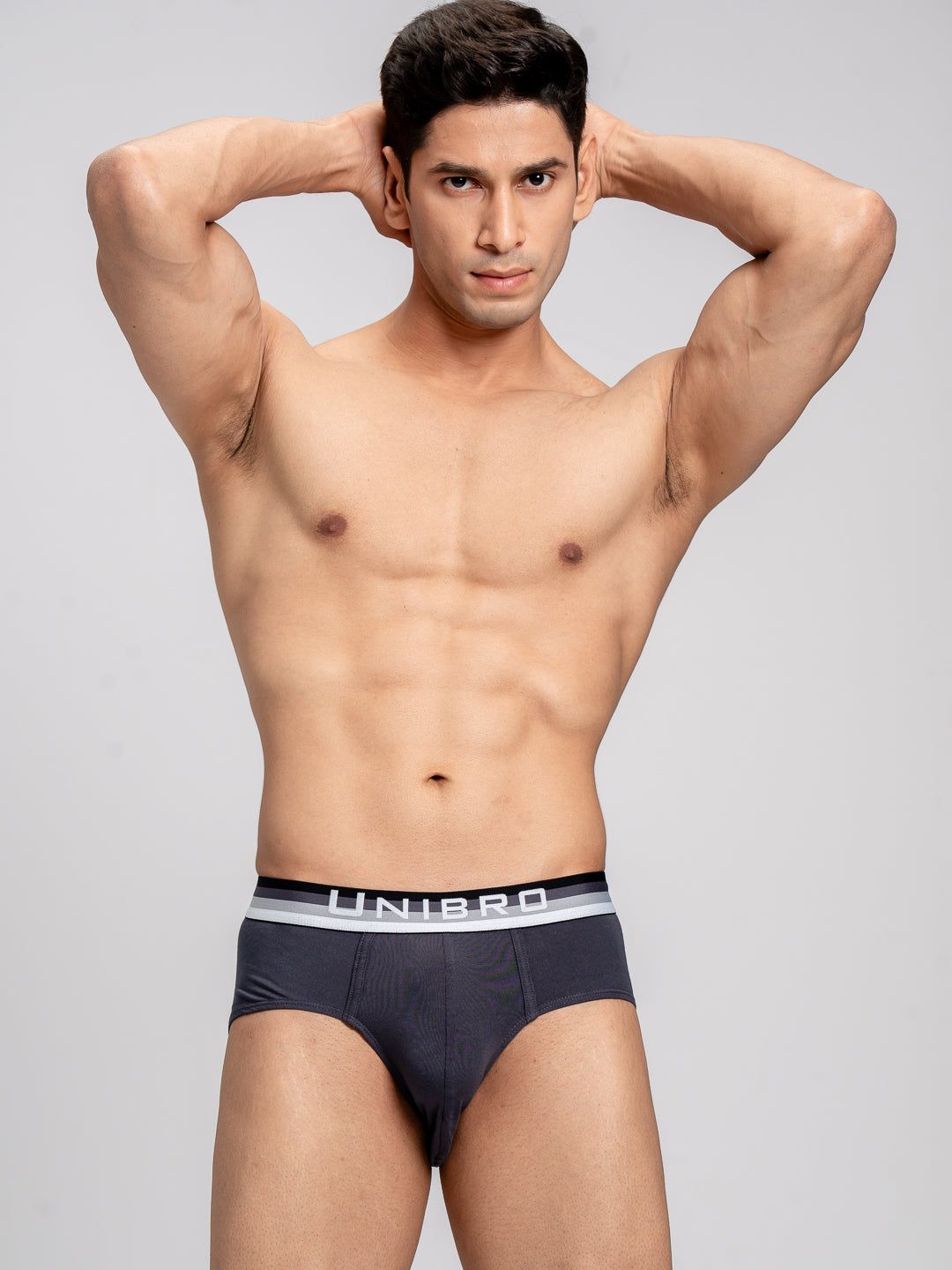 Men Tencel‚modal Micro Elastane Stretch Brief Graphite Grey image 2