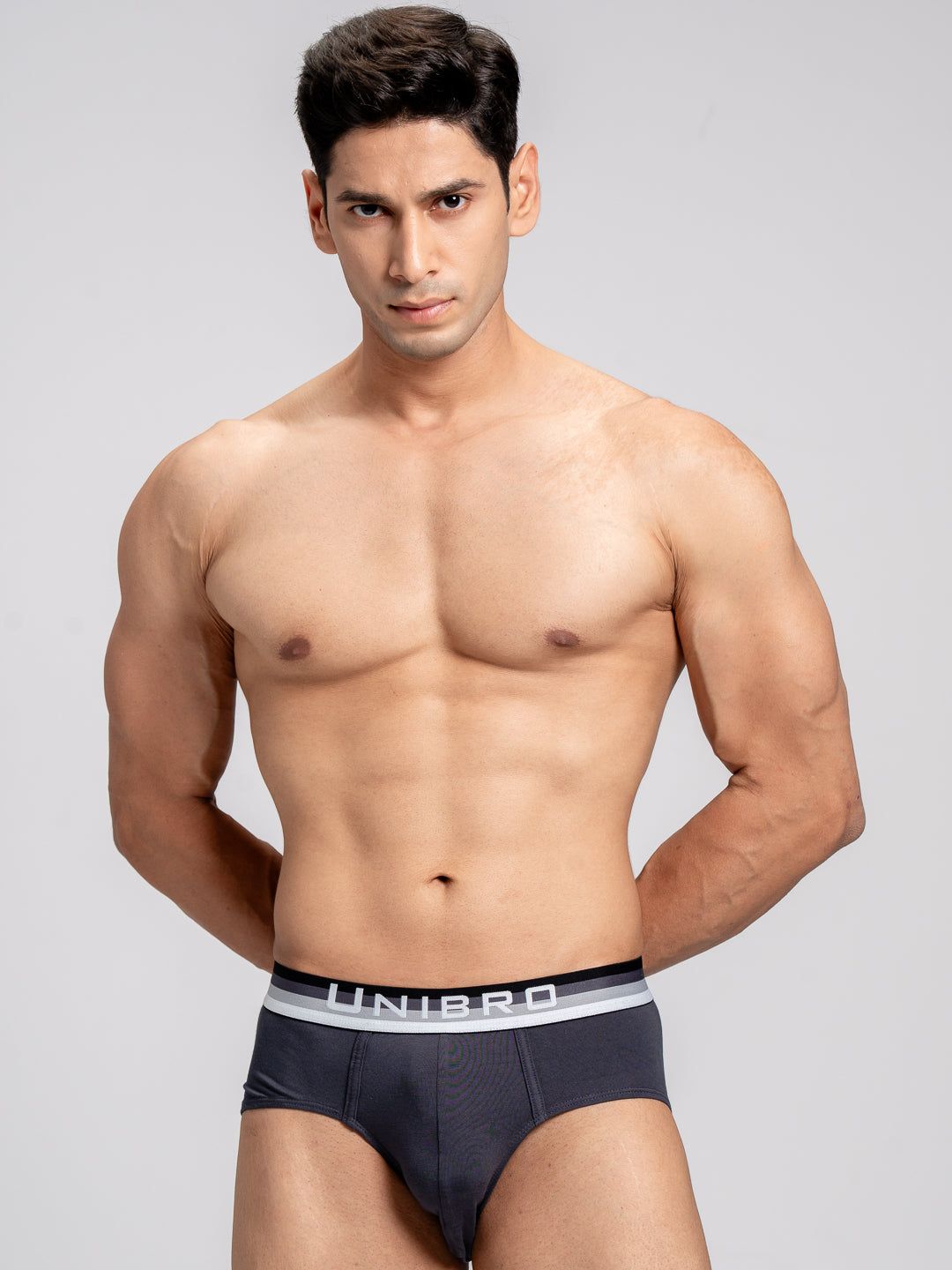 Men Tencel‚modal Micro Elastane Stretch Brief Graphite Grey image 5