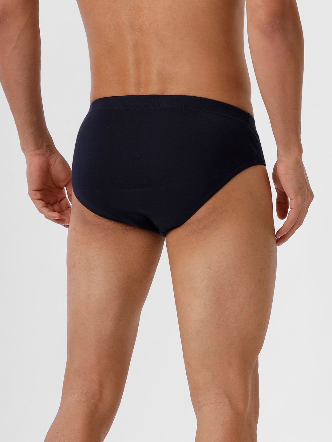 Men Briefs Suriya Inner Elastic Navy Pack Of 2 image 5