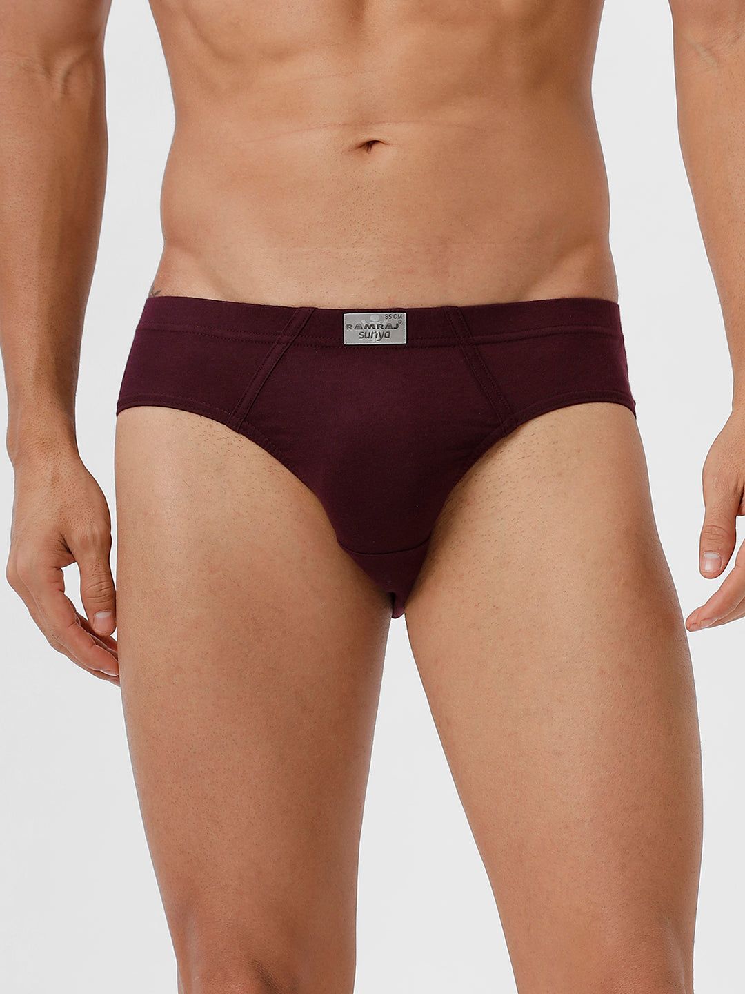 Men Briefs Suriya Inner Elastic Grapewine Pack Of 2 image 2