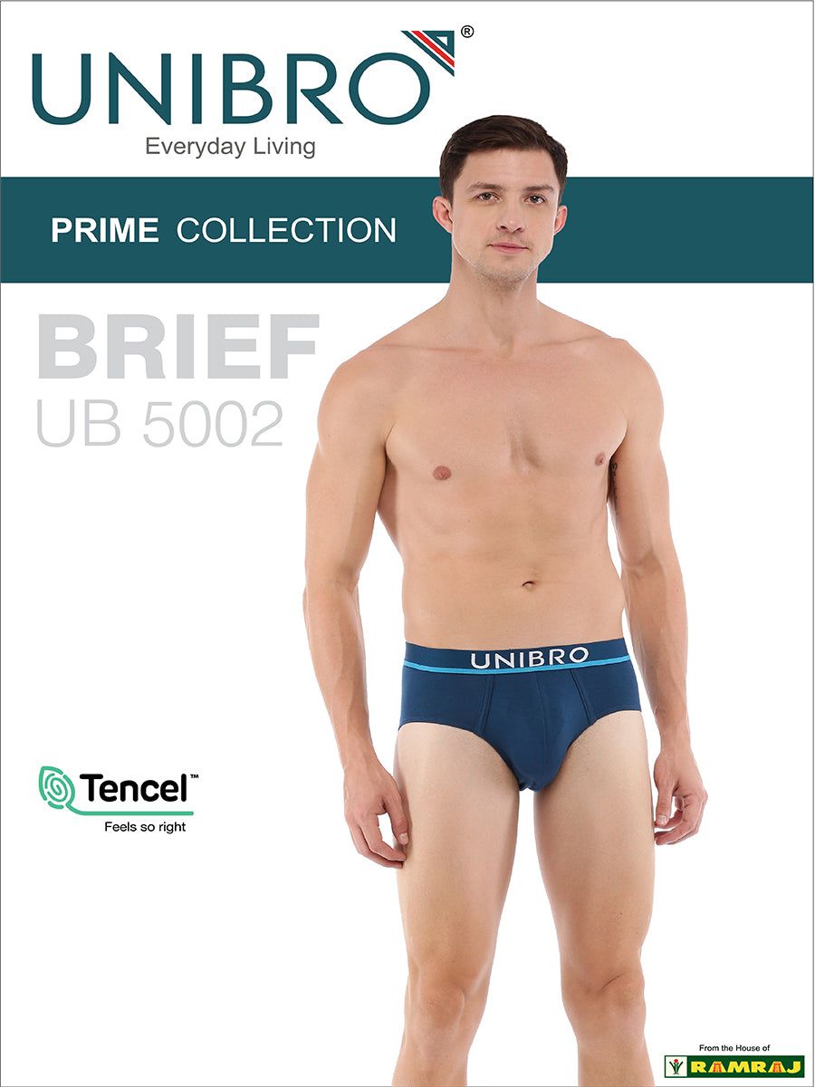 Men Tencel‚modal Fiber Outer Elastic Assorted Colour Brief