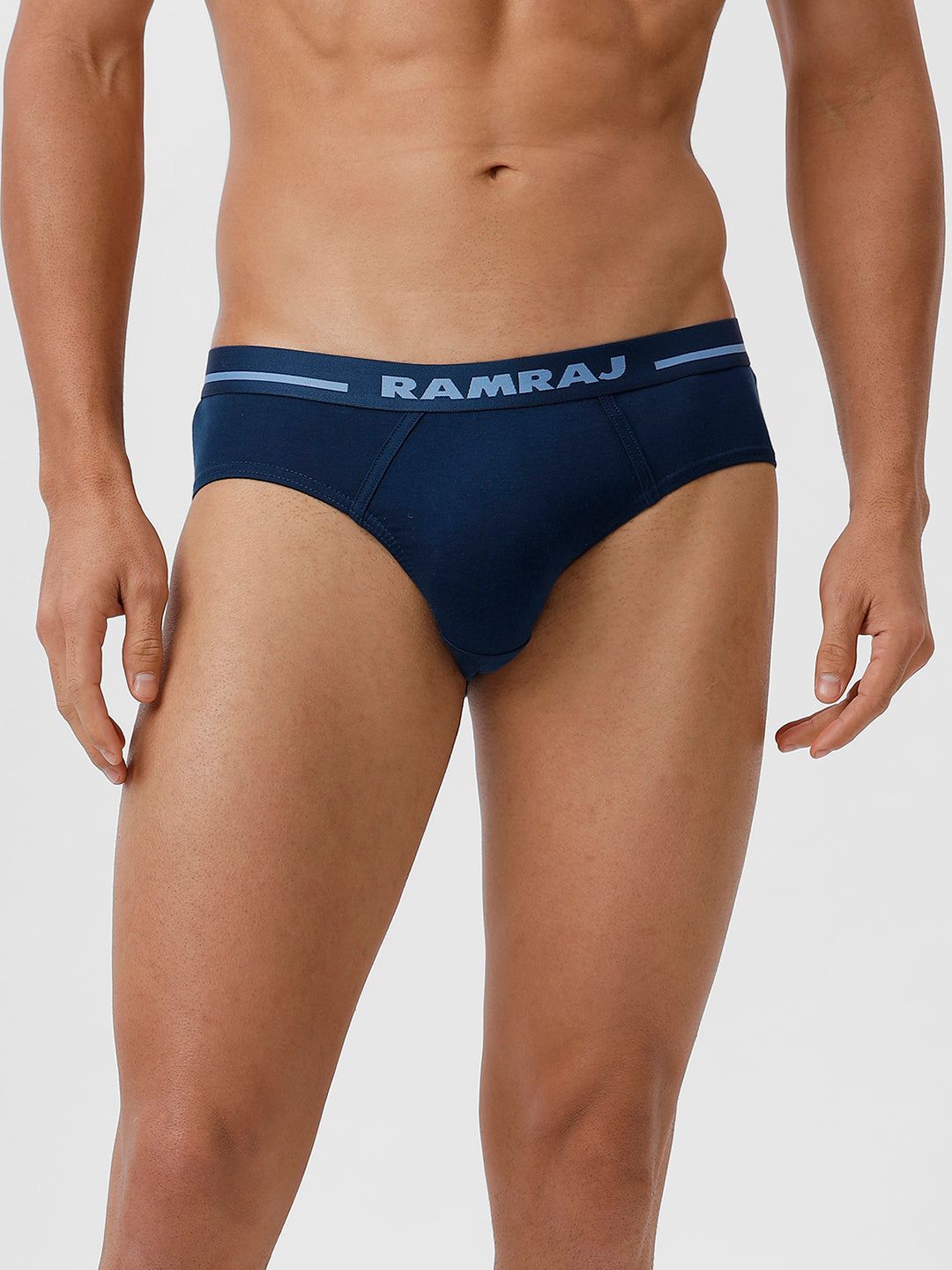 Men Briefs Suriya Outer Elastic Spblue Pack Of 2 image 2