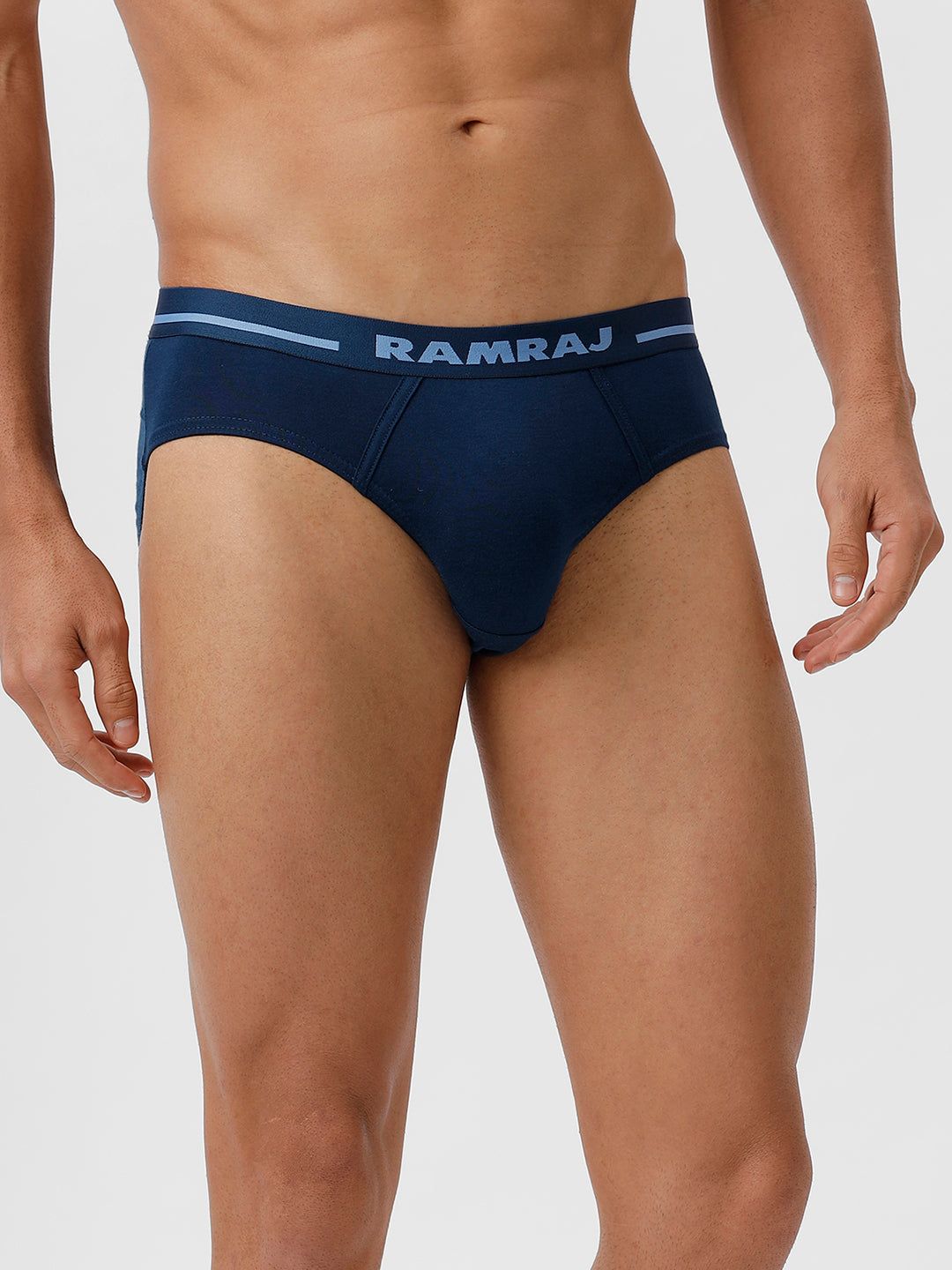 Men Briefs Suriya Outer Elastic Spblue Pack Of 2 image 5