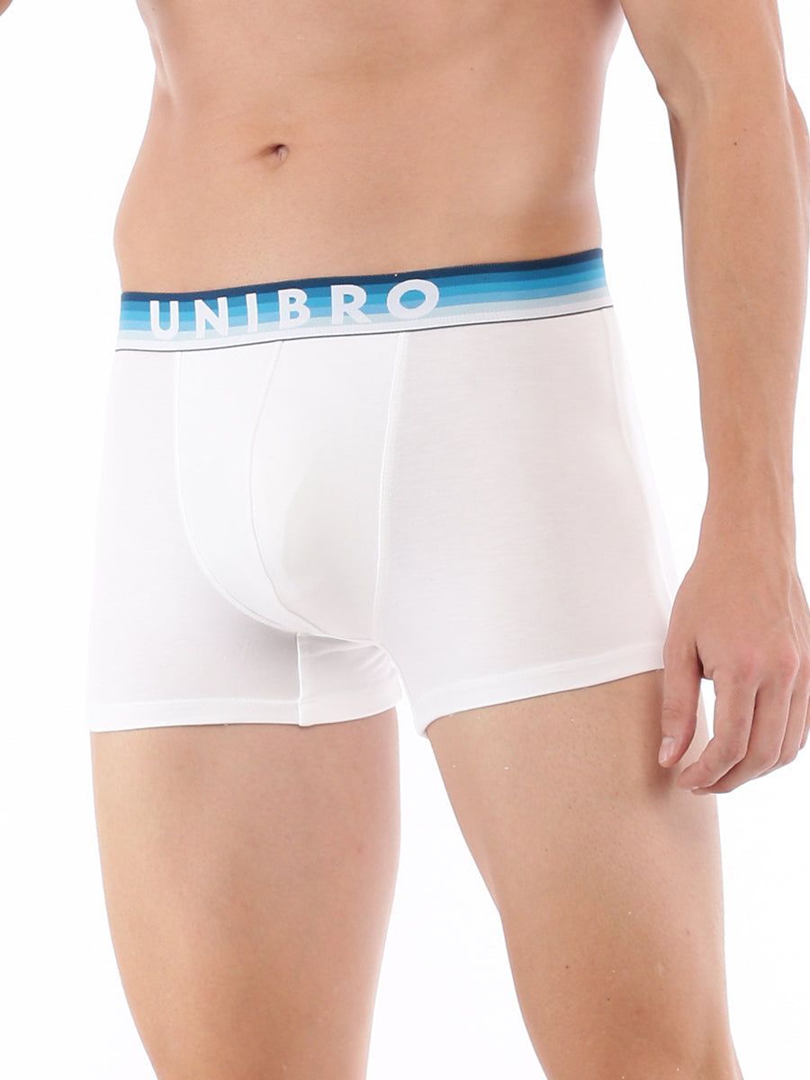 Men Tencel‚modal Fiber Outer Elastic White Trunk image 3