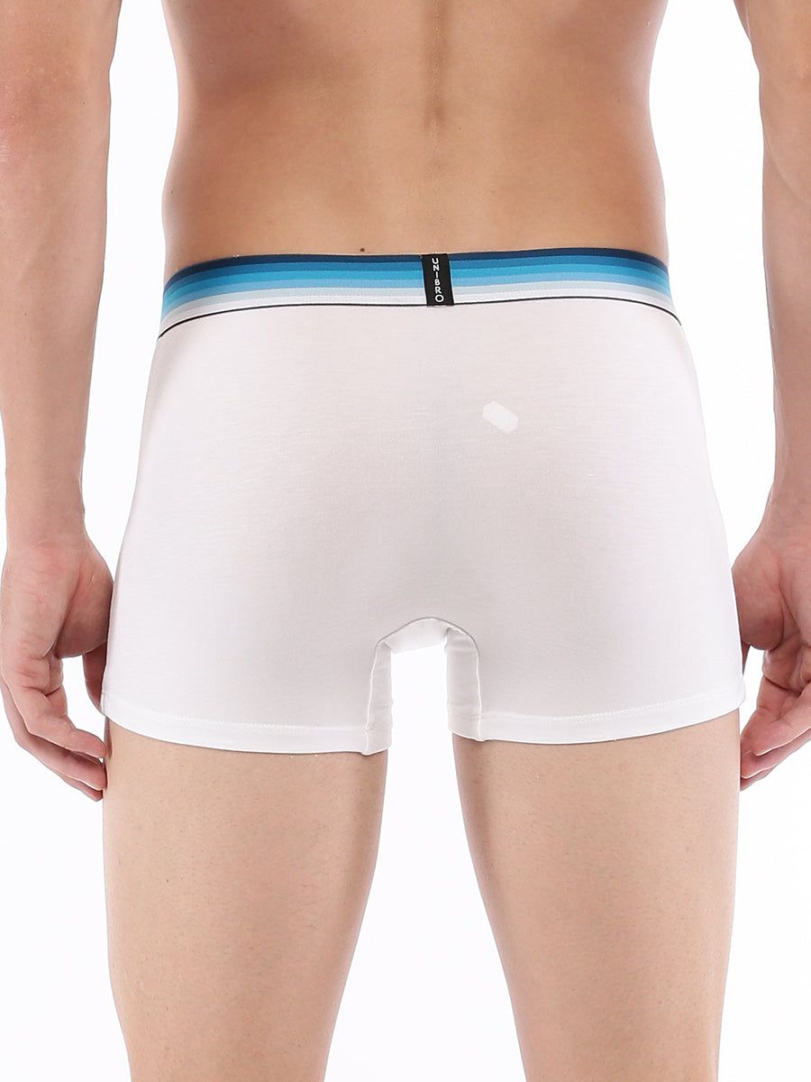 Men Tencel‚modal Fiber Outer Elastic White Trunk image 4