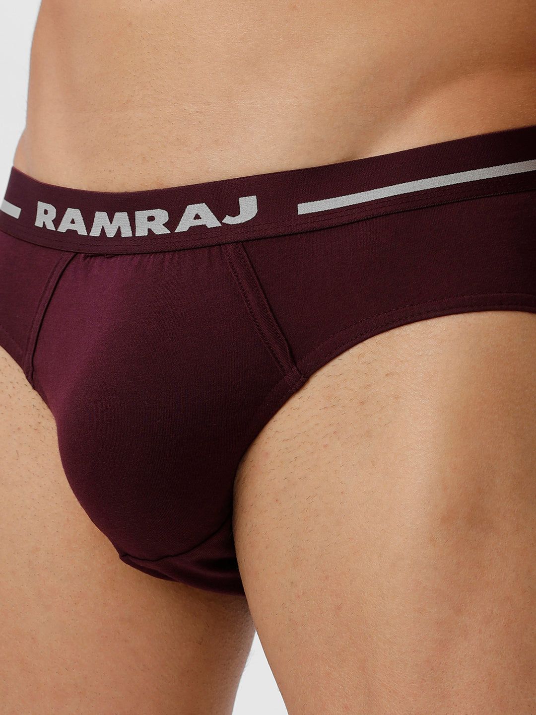 Men Briefs Suriya Outer Elastic Grapewine Pack Of 2 image 5