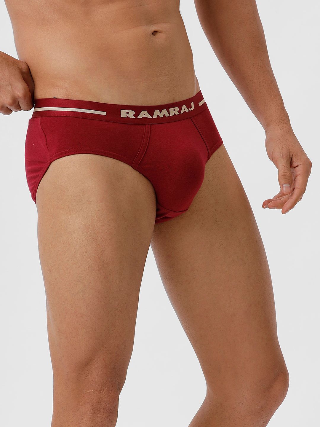 Men Briefs Suriya Outer Elastic Cherry Pack Of 2 image 5