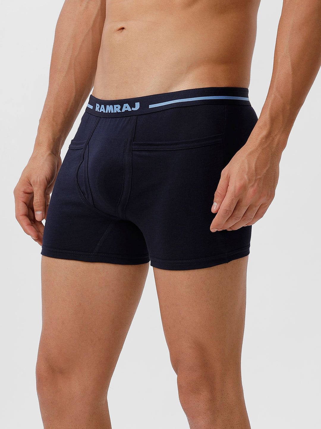 Men Pocket Trunks Target Navy Pack Of 2 image 3