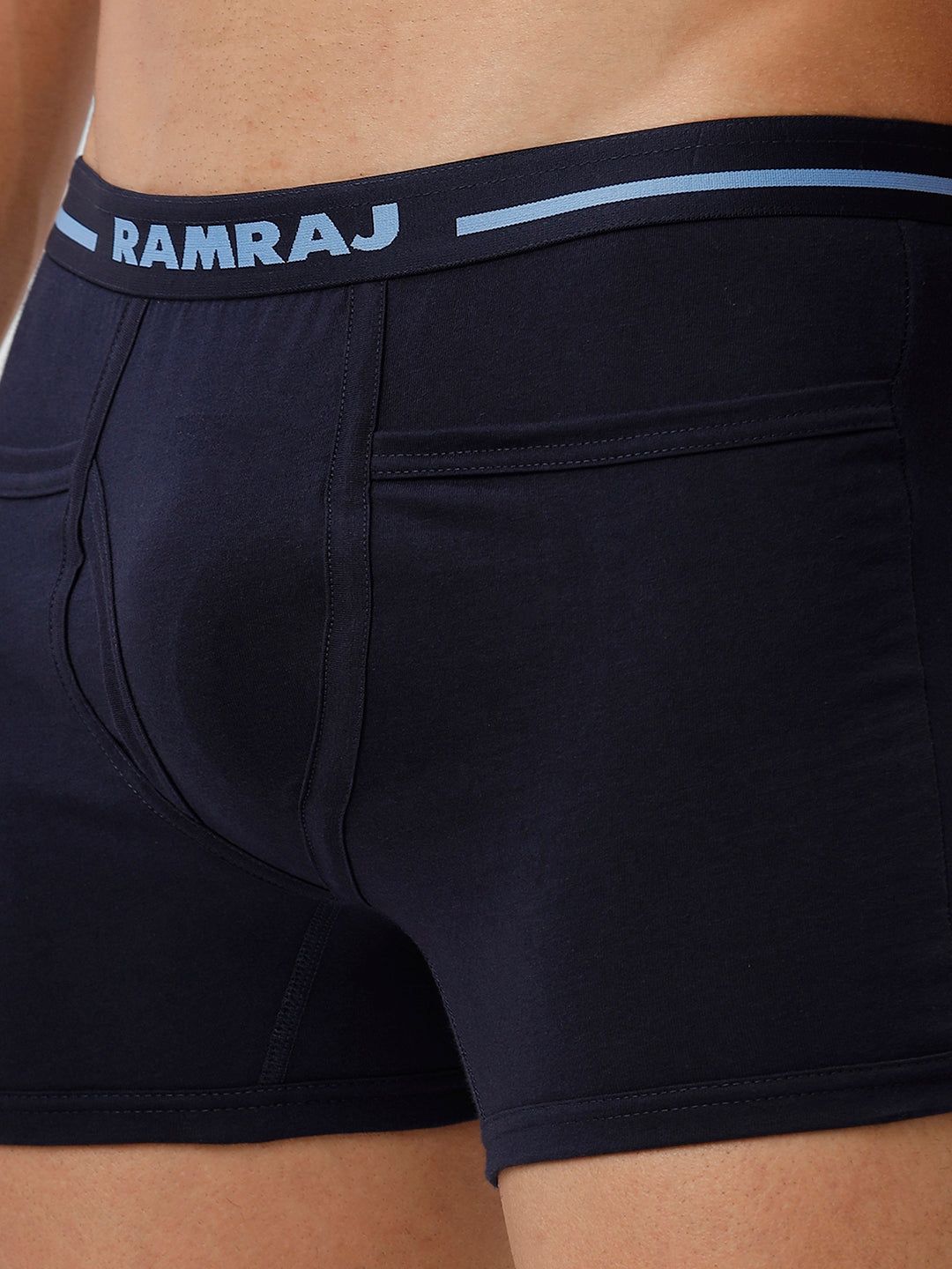 Men Pocket Trunks Target Navy Pack Of 2 image 4