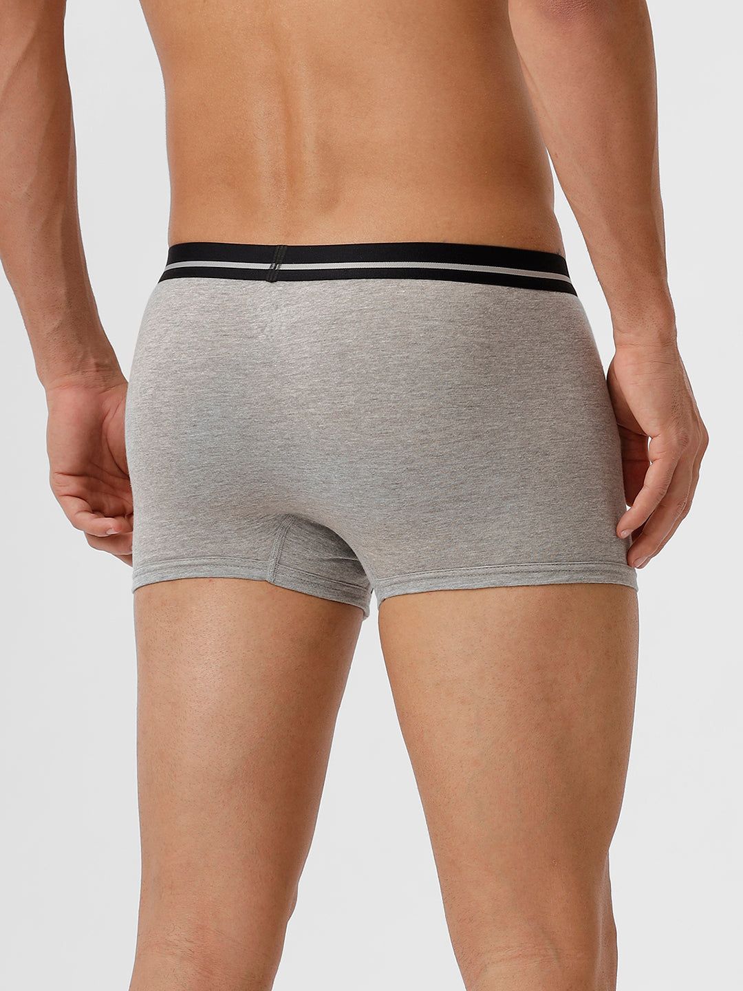 Men Trunk Oe Without Pocket Greymelange Vintrack Pack Of 2 image 3