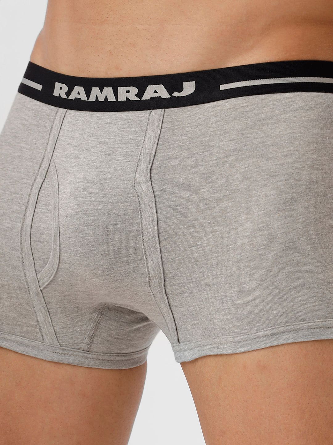 Men Trunk Oe Without Pocket Greymelange Vintrack Pack Of 2 image 5