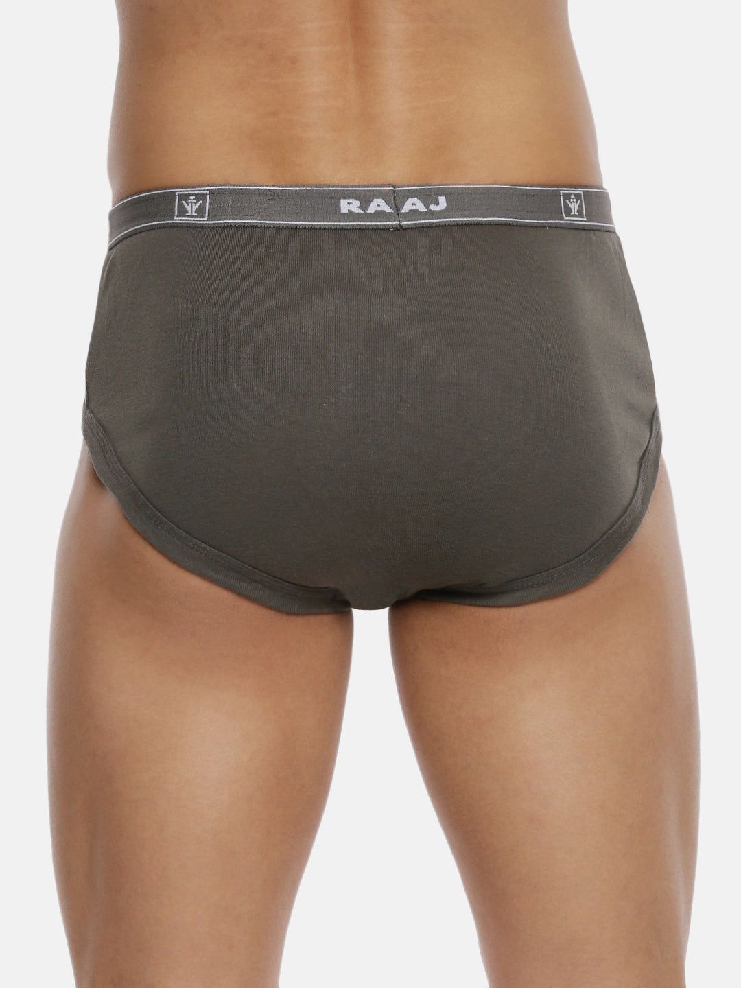 Men 100% Combed Cotton Assorted Colour Outer Elastic Arrow Y Brief (PACK Of 2) image 3