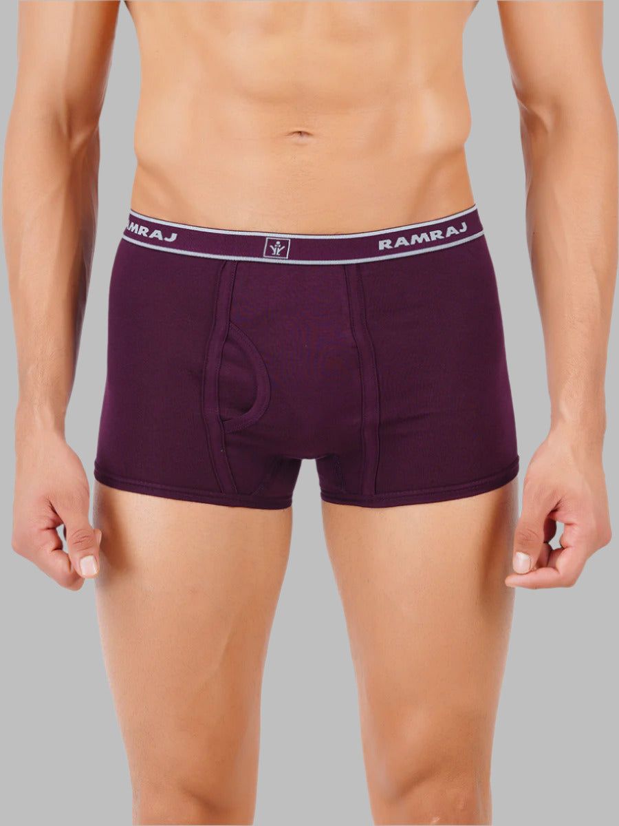 Men Combed Cotton Assorted Colour Oe Without Pocket Trunk Vintrack (PACK Of 2) image 2