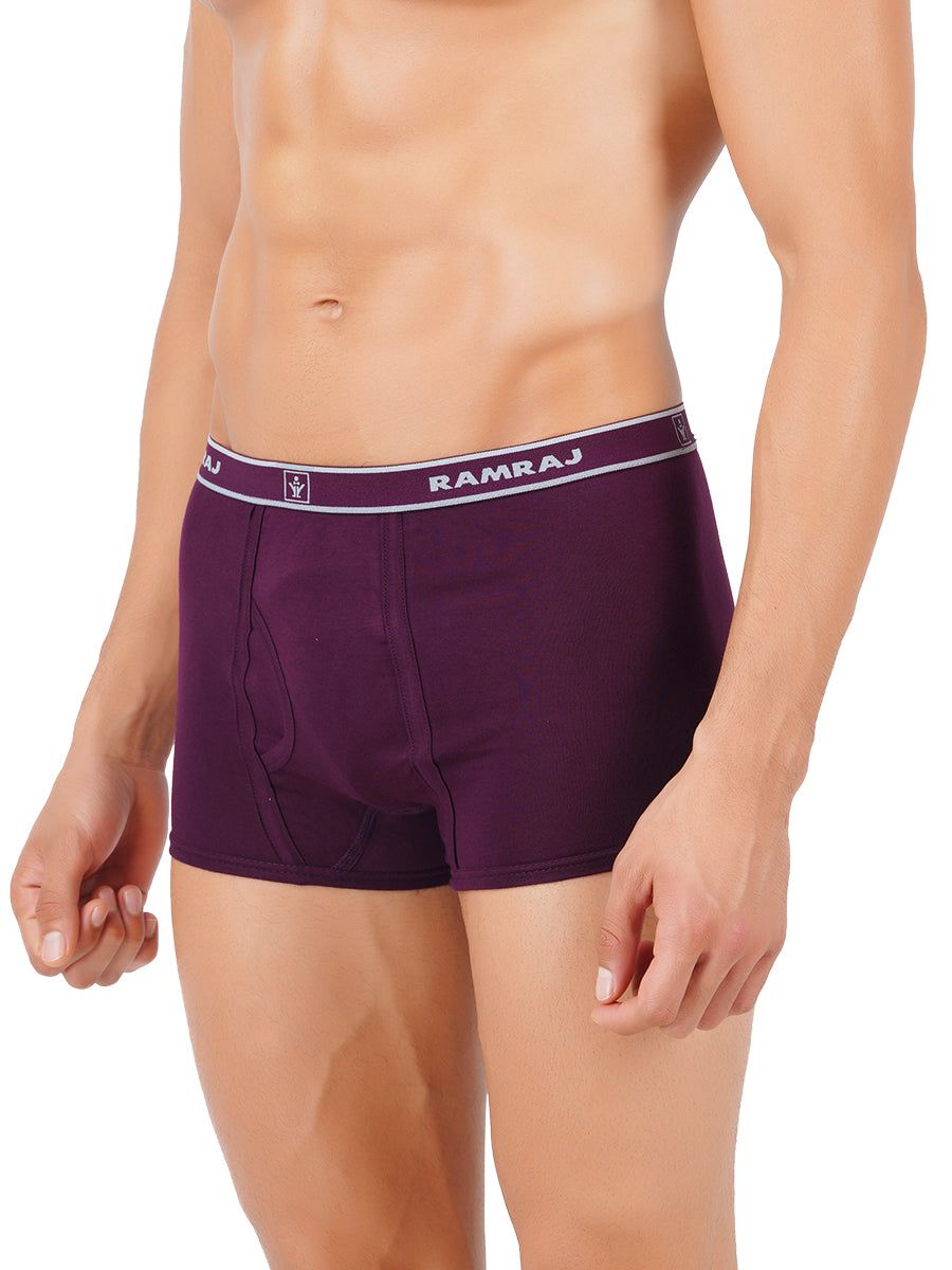 Men Combed Cotton Assorted Colour Oe Without Pocket Trunk Vintrack (PACK Of 2) image 5
