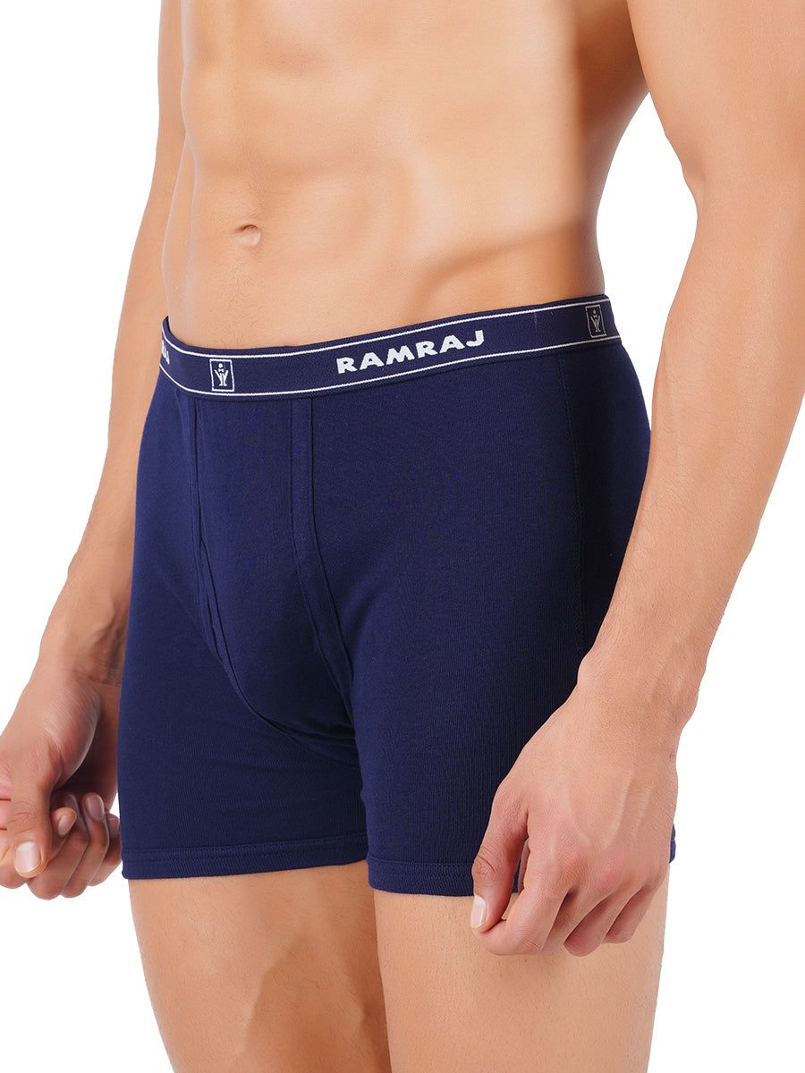 Men 100% Combed Cotton Assorted Colour Without Pocket Trunk Imax Rib (PACK Of 2) image 5