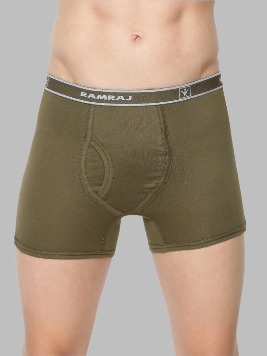 Men 100% Combed Cotton Assorted Colour Without Pocket Trunk Target (PACK Of 2)