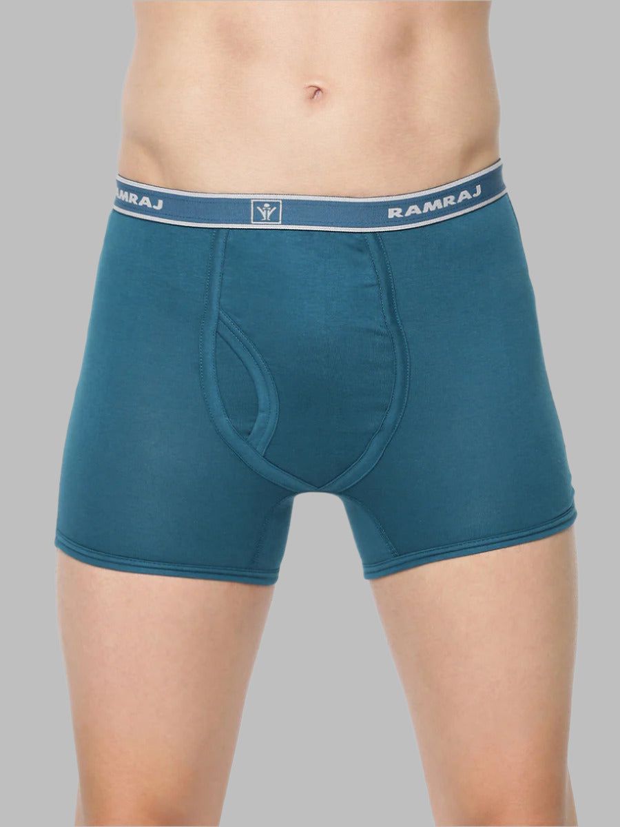 Men 100% Combed Cotton Assorted Colour Without Pocket Trunk Target (PACK Of 2) image 2