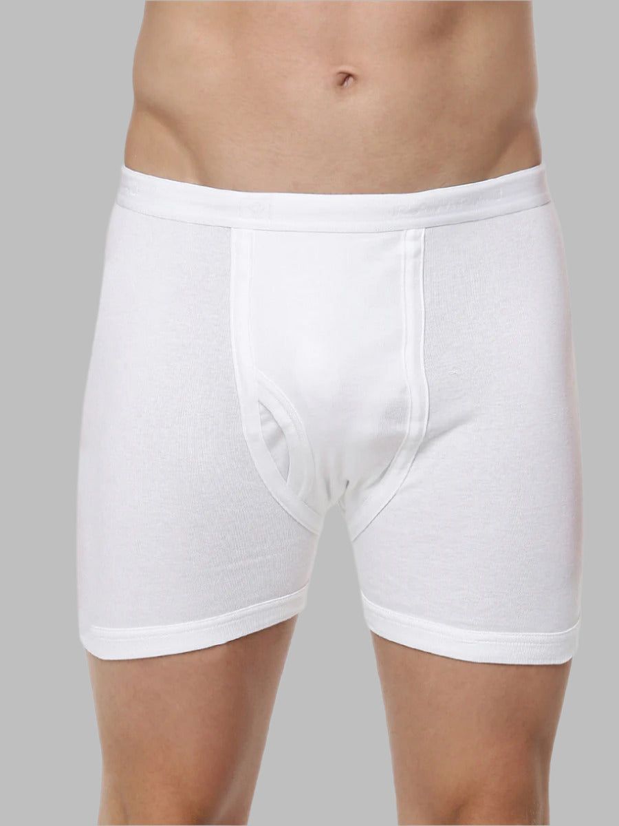 Men 100% Combed Cotton White Without Pocket Trunk Arrow (PACK Of 2)