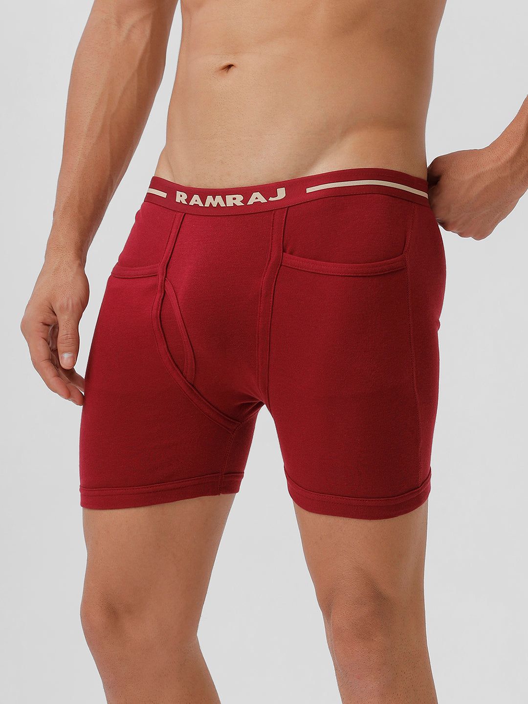 Men 100% Combed Cotton Assorted Colour Oe Pocket Trunk Arrow (PACK Of 2) image 2