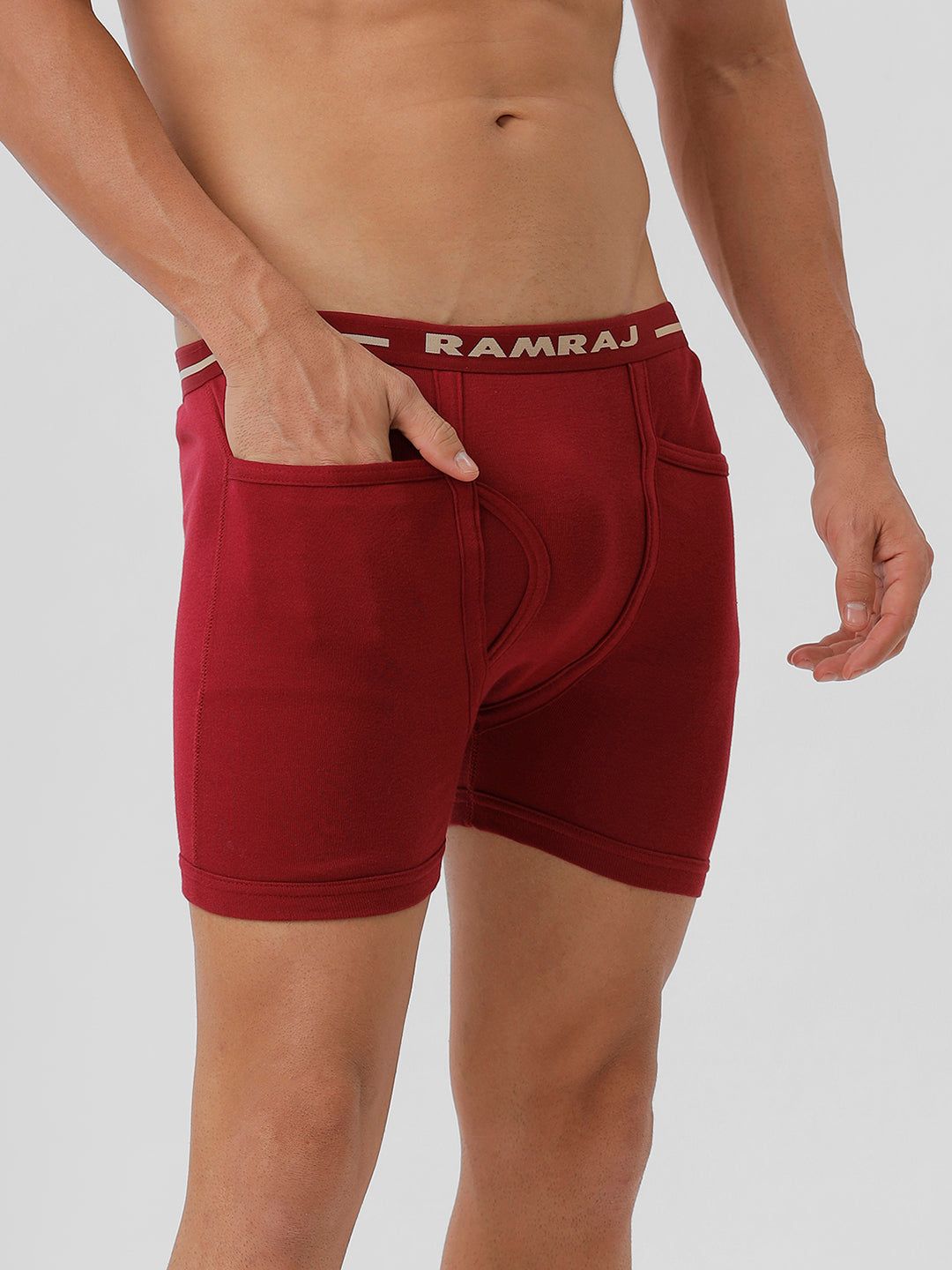 Men 100% Combed Cotton Assorted Colour Oe Pocket Trunk Arrow (PACK Of 2) image 6