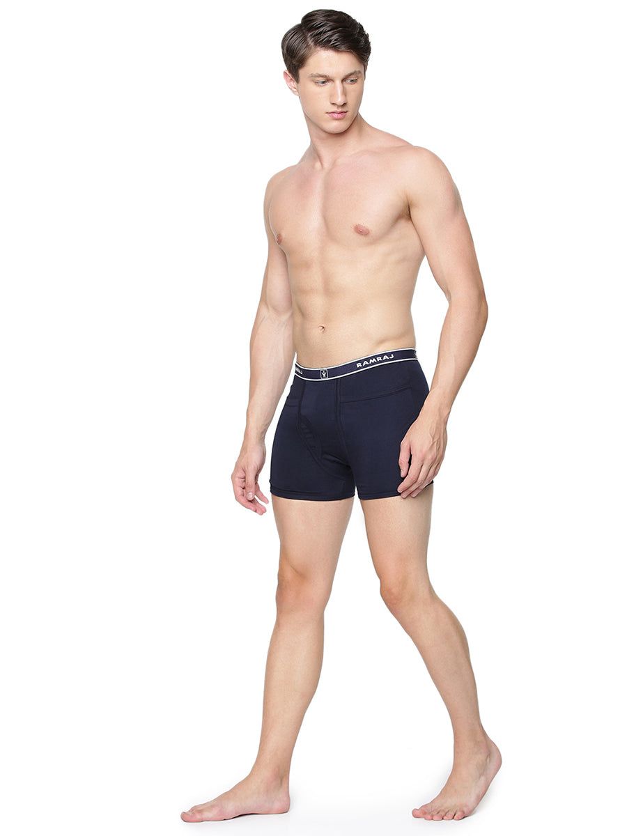 Men 100% Combed Cotton Assorted Colour Pocket Trunk Softex (PACK Of 2) image 6