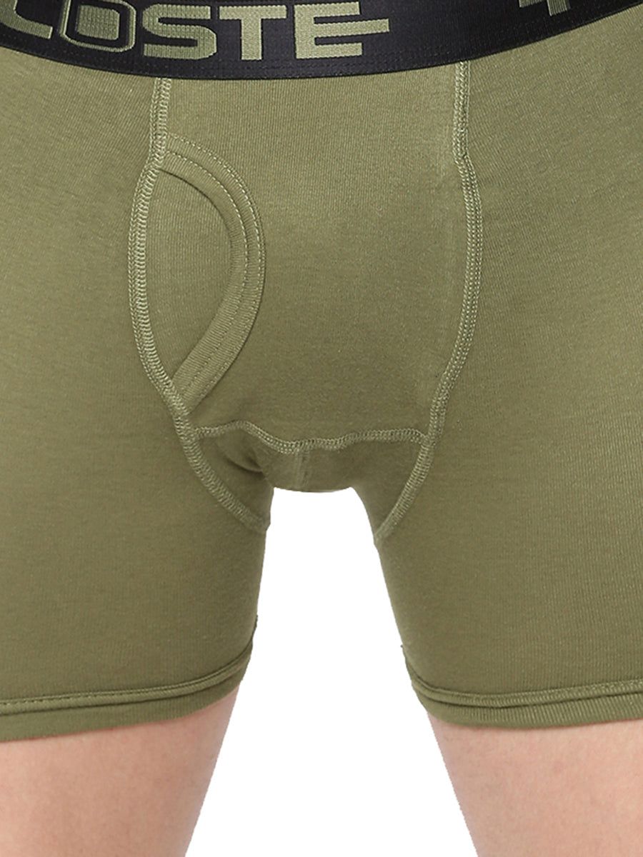 Men 100% Combed Cotton Assorted Colour Oe Without Pocket Trunk Acoste 1013 (PACK Of 2) image 3