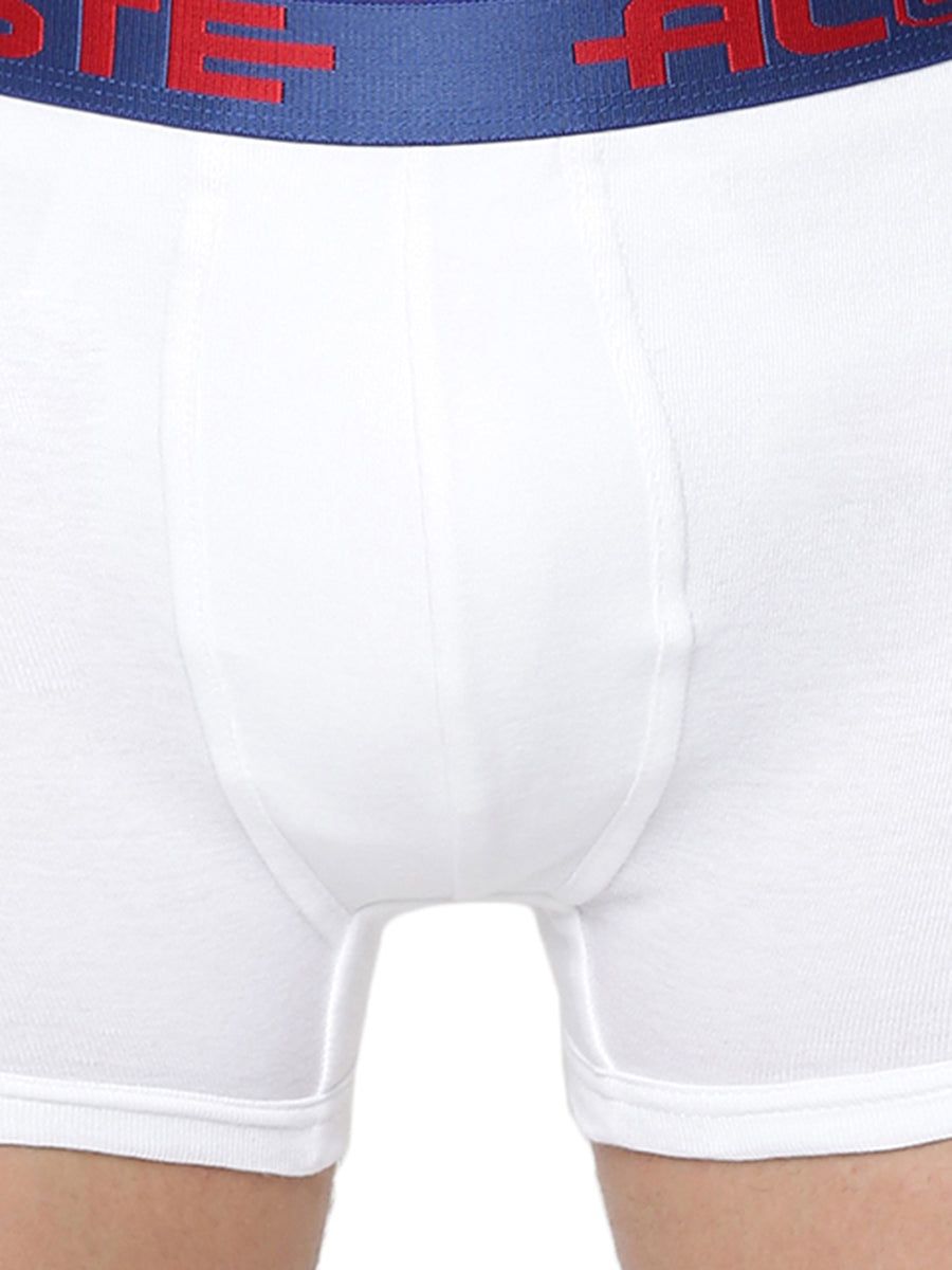 Men 100% Combed Cotton White Oe Without Pocket Trunk Acoste 1014 (PACK Of 2) image 4