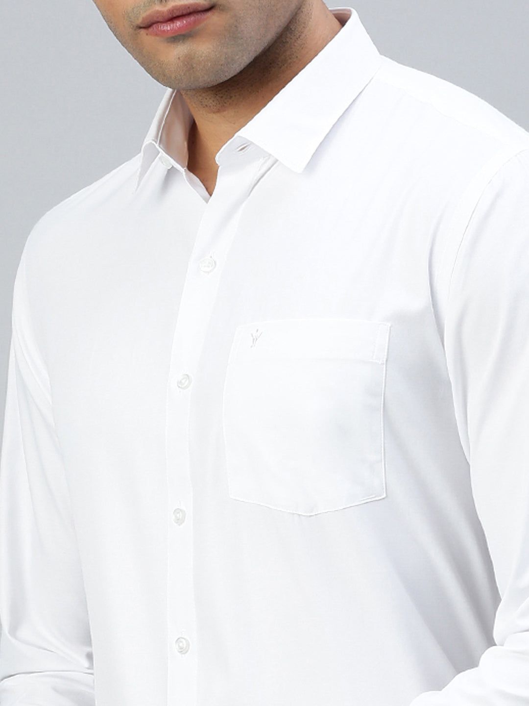 Men Cotton Rich Full Sleeves White Shirt Wewin New image 5