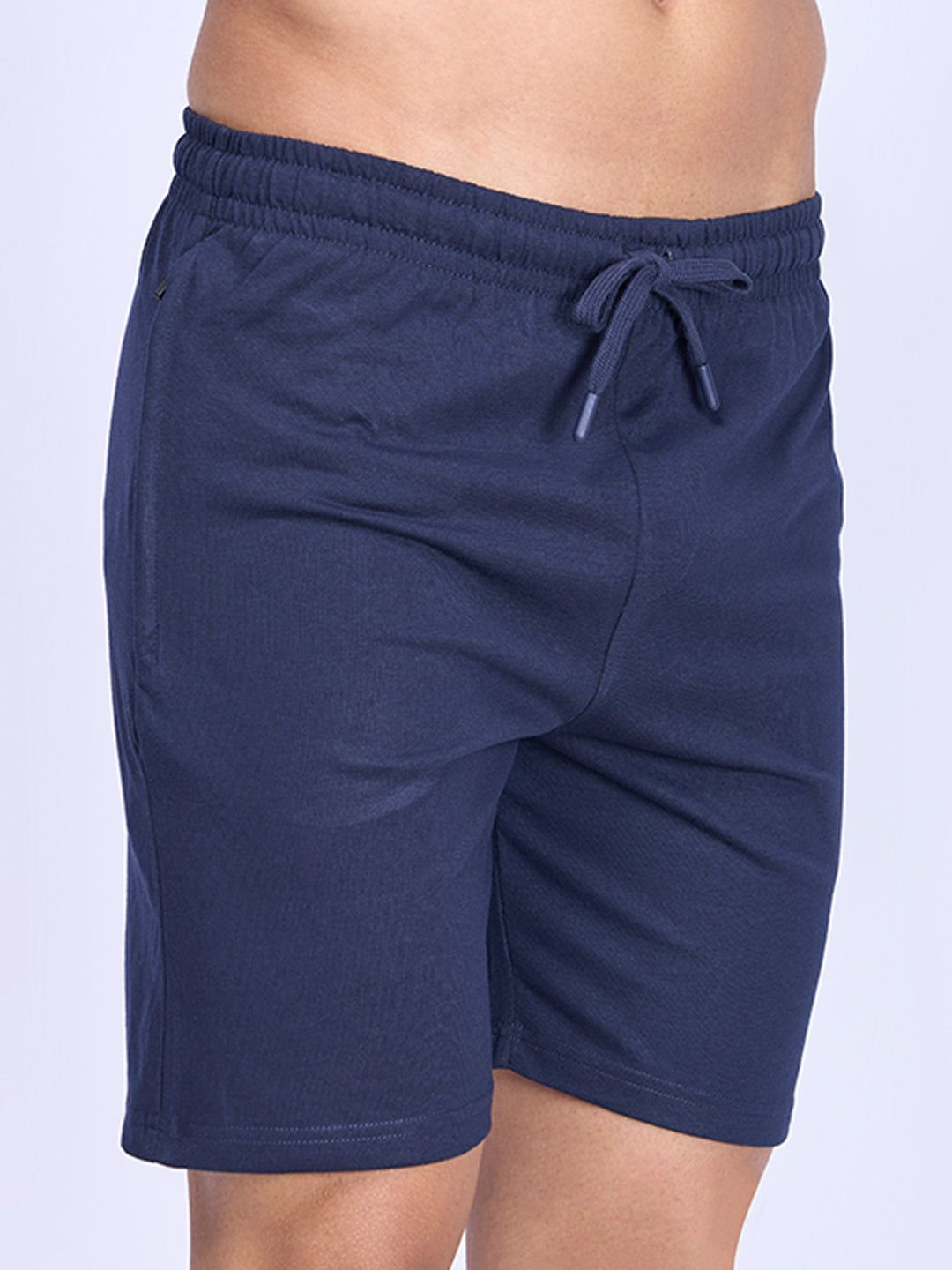 Men Combed Cotton Rich Expert Shorts Navy Es2 image 6