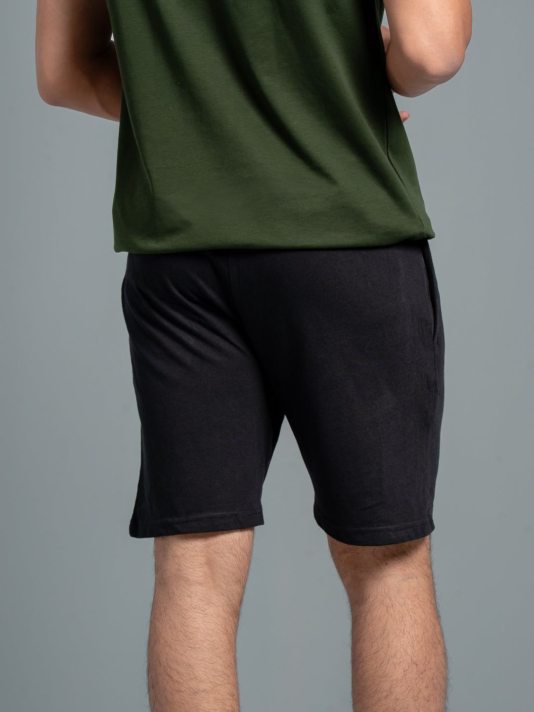 Men Combed Cotton Rich Expert Shorts Black Es1 image 4
