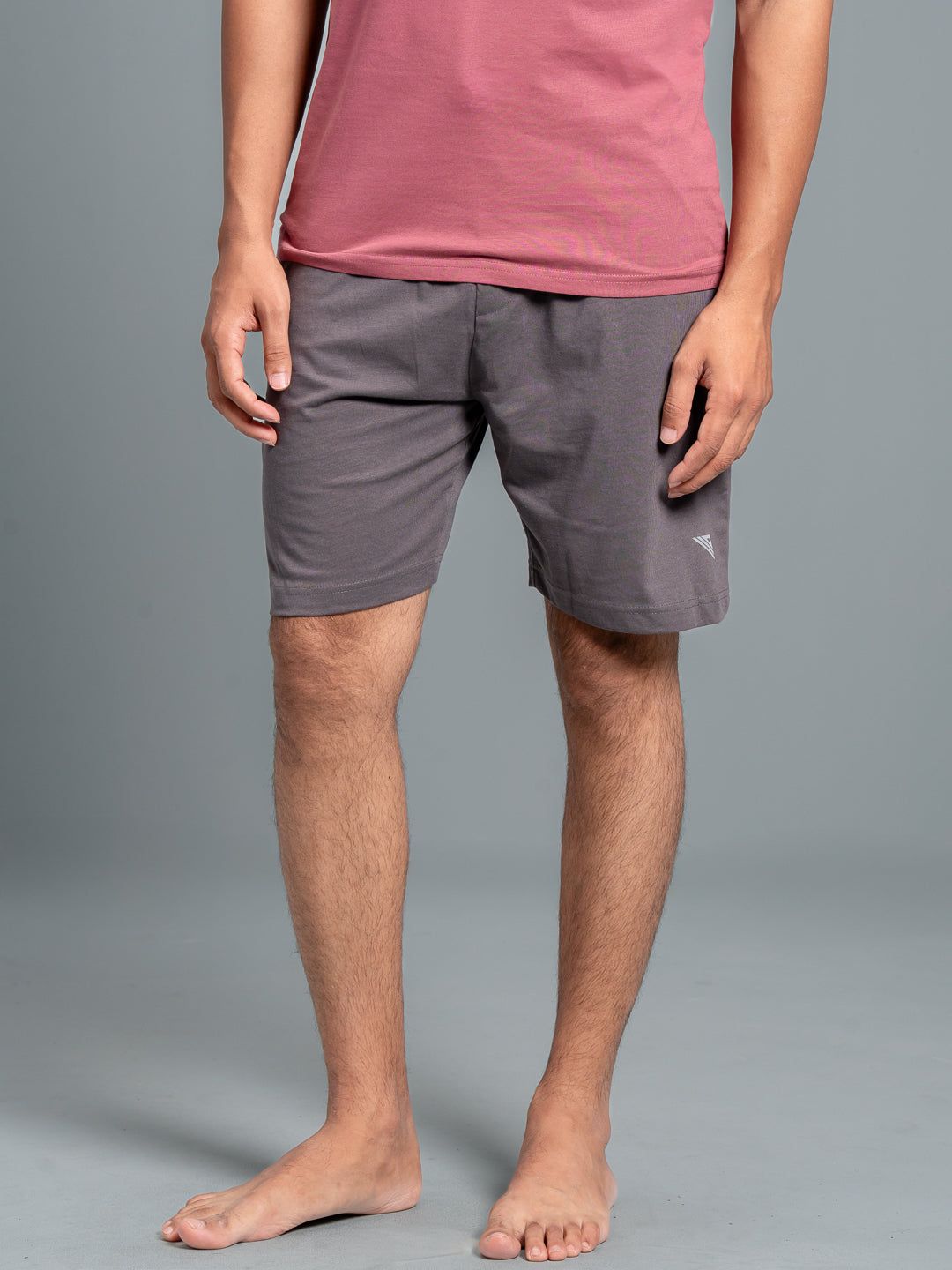 Men Combed Cotton Rich Expert Shorts Grey Es5 image 2