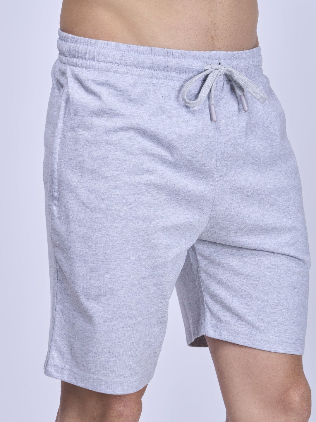 Men Combed Cotton Rich Expert Shorts Grey Es3 image 2